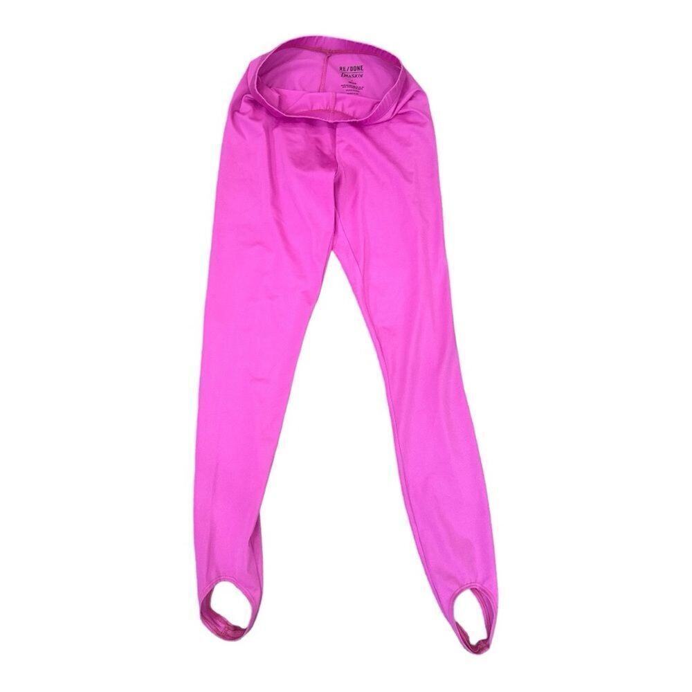 Re/Done by Danskin Barbie Core Pink Stirrup Leggings - NWOT - Size Small